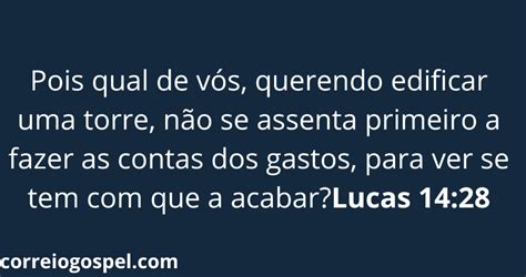 Versículos Sobre o Planejamento Correio Gospel