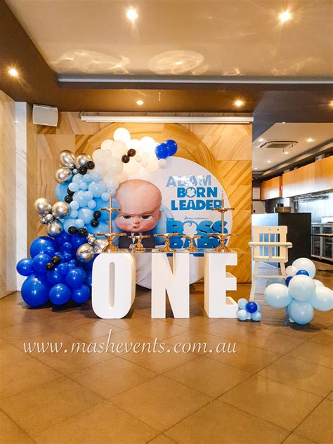 Boss Baby Round Theme Backdrop - Mash Events