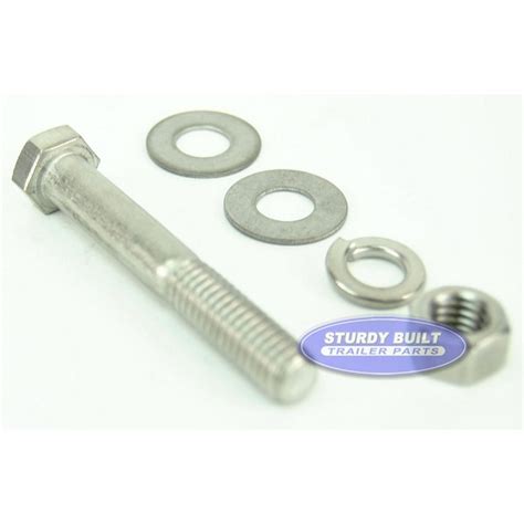 3/8 inch Diameter by 3 inch Long Stainless Steel Bolt -2