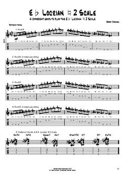 E Locrian Scale Ways To Play By Danny Crocome Music Tpt