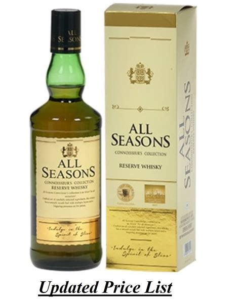 All Seasons Whisky Price In India Updated List 2020