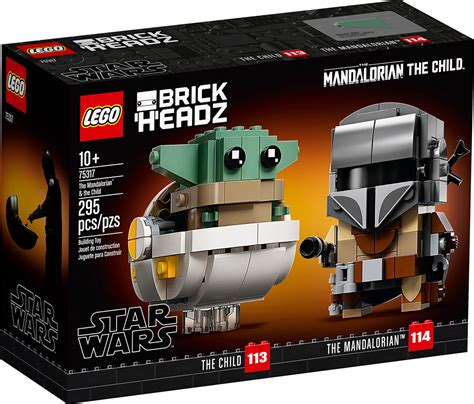 LEGO Star Wars BRICK HEADS - The Mandalorian & the Child - Lucky Duck Toys