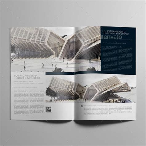 Architecture Portfolio A4 Bifold Template | Architecture portfolio ...