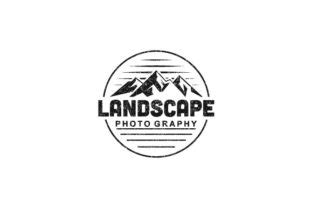 Landscape Photography Logo Design Graphic by Prosperos · Creative Fabrica