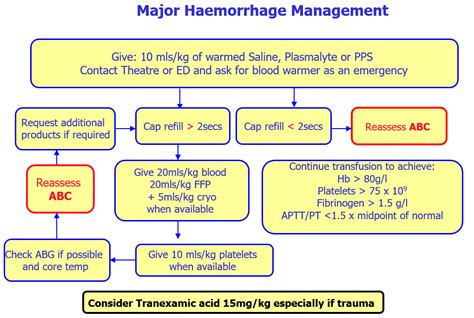 Major Haemorrhage Protocol