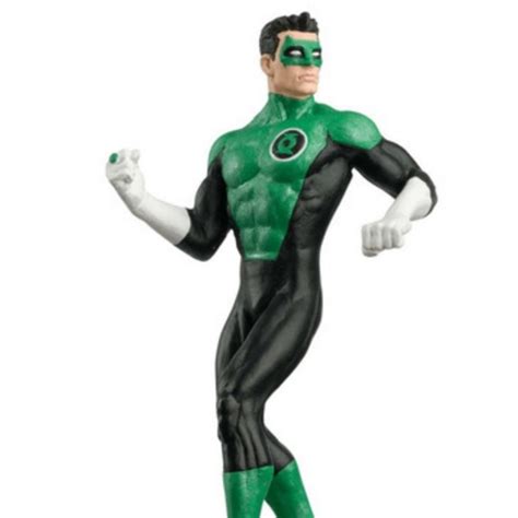 Boneco Miniatura em Aço Lanterna Verde Dc Comics Item Infantil Dc