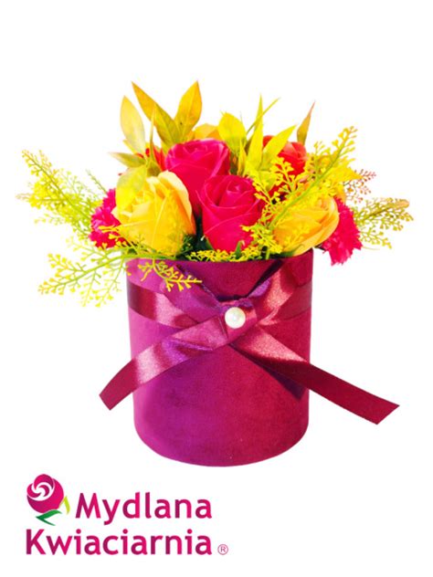 Mydlana Kwiaciarnia Kwiaty Mydlane Flower Box PREMIUM