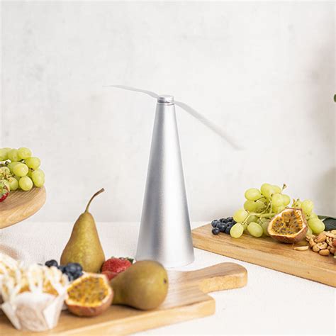 Picnic Fly Repellent Fan Silver 95cmdx24cmh