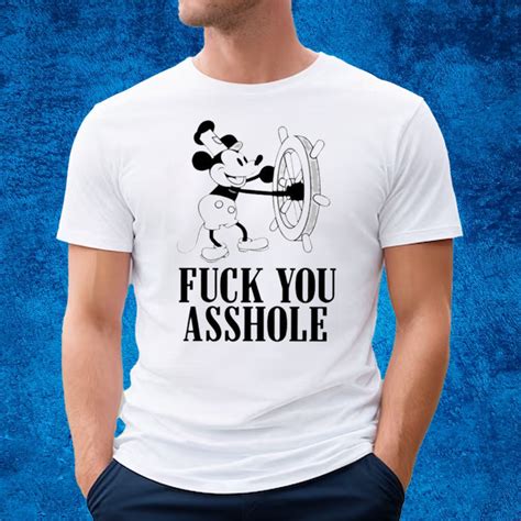 Fuck You Asshole Mickey Mouse T Shirt Flagwix