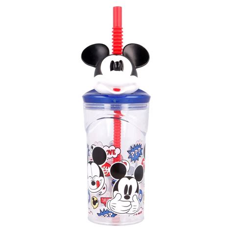 BUTELKA Bidon na wodę 360ml 3D Myszka Mickey Miki 12462913611