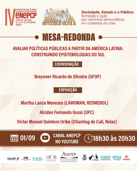 Mesa Redonda Avaliar Políticas Públicas Desde América Latina