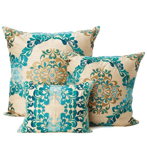 Teal And Gold Throw Pillows | Twin Bedding Sets 2020