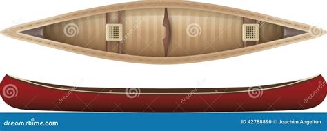 Canoe Stock Vector Illustration Of Canoeing Water Vessel 42788890