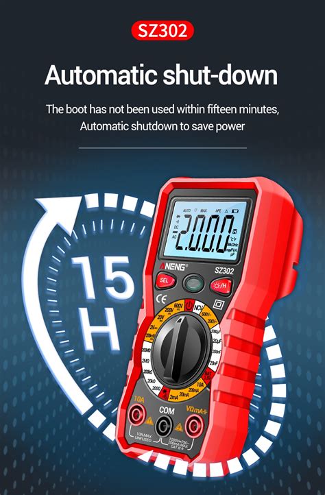 Aneng Sz Digital Multimeter Ac Dc Votage Current Automatic Tester