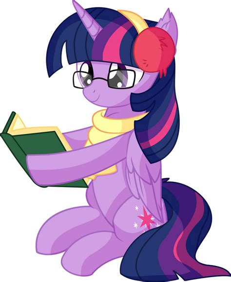 Twilight Sparkle Vector 58 Reading Book By Cyanlightning On Deviantart