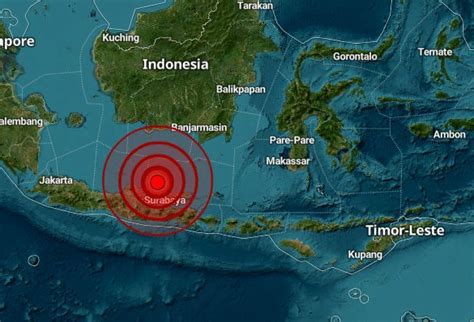 Video Potente Sismo De 64 Grados Sacude La Isla Indonesia De Java Línea Directa