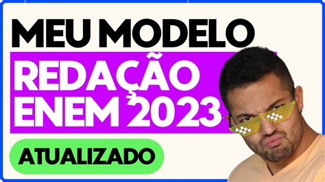 Introduzir Imagem Modelo Pronto De Reda O Do Enem Br