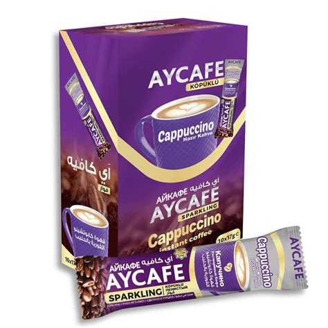 Aycafe Cappuccino Instant Coffee Box, 10 Sachet – Myra Food L.L.C.