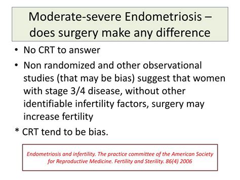 Ppt Endometriosis And Fertility Powerpoint Presentation Free Download