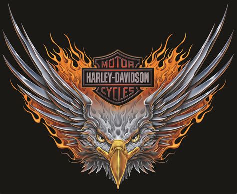 Harley Davidson Eagle Wallpaper at gensantinoblog Blog