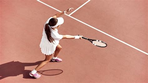 Premium Photo Tennis Is Her Passion Brunette Is Completely Involved In The Game