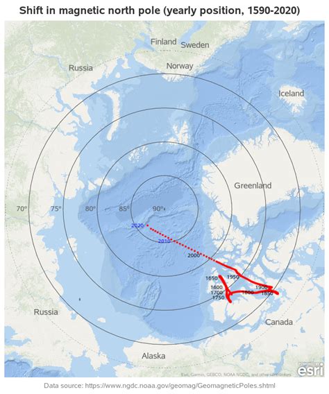 Gymnasta obezita okno magnetic north pole map Postavení Jako Náplast