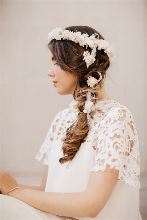 Coiffure Mari E Fleurs Nude Crown Jewelry Crown