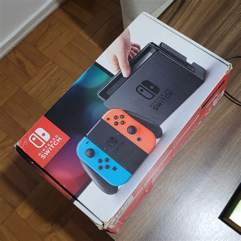 Caixa Nintendo Switch Original Acessório p Videogame Nintendo Usado