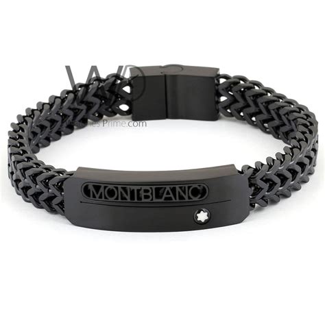 Men Montblanc Stainless Steel Black Bracelet Ubicaciondepersonas Cdmx Gob Mx