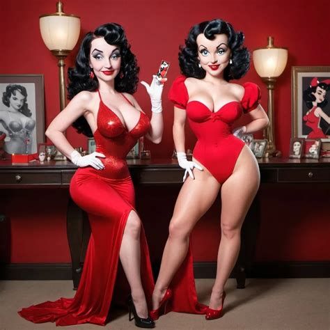 Exotic Jessica Rabbit And Betty Boop