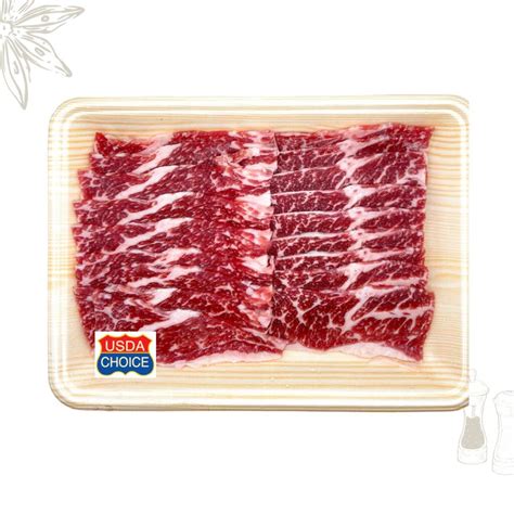 US Boneless Short Ribs Prime Karubi 200G 1KG Halal Punched Foods