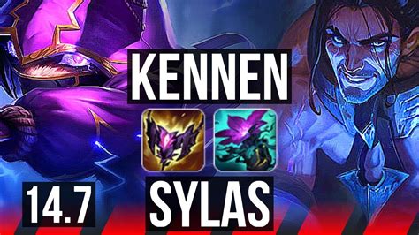 KENNEN Vs SYLAS TOP 65 Winrate 4 2 8 EUW Grandmaster 14 7