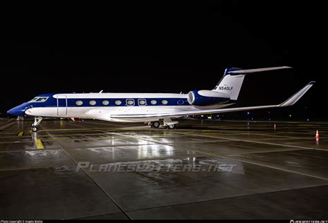 N540LF Private Gulfstream G650ER GVI Photo By Angelo Bielitz ID