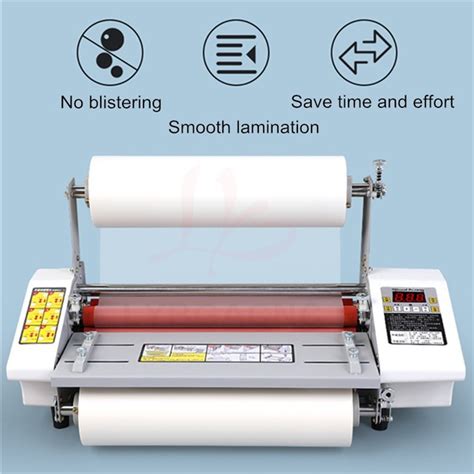 Laminating Machine A A Paper Cold Hot Roll Laminator Four Rollers