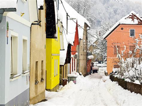 480 Ljubljana Winter Snow Urban Scene Stock Photos Pictures And Royalty