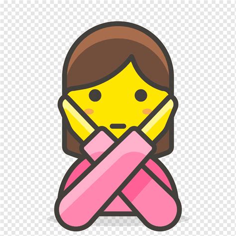 Gesticulando No Mujer Streamline Emoji Icon Png Pngwing