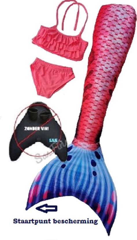 Zeemeermin Staart Los Mermaid Staart Met Bikiniset Daydream Maat