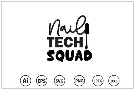 Nail Tech Svg Bundle T Shirt Design Graphic By Designcreator