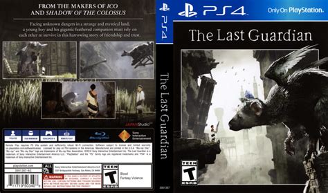 The Last Guardian Dvd Cover 2016 Usa Ps4