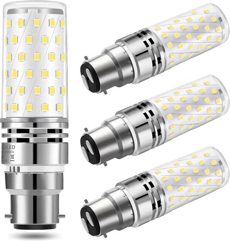 HengBo LED LED Bayonet Bulbs B22 12W B22 Corn Bulb Equivalent 100W