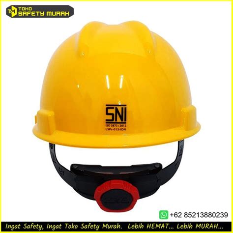 Helm Safety Sni Msa Lokal Kuning Fastrack Helm Proyek Pelindung