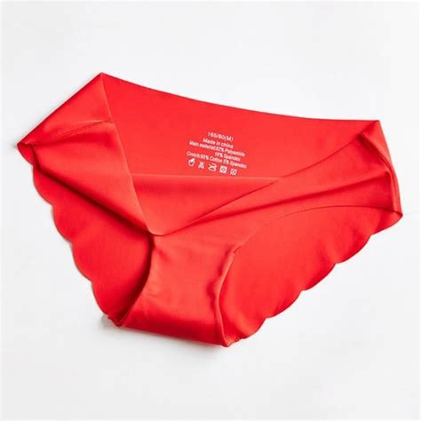 Sous V Tement Sous V Tements Sexy En Soie Glac E Pour Femmes Culotte De Lingerie Sans Couture