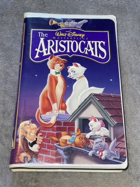 THE ARISTOCATS VIDEO Tape VHS 1996 A WALT DISNEY MASTERPIECE NTSC USA