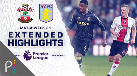 Southampton V Aston Villa Premier League Highlights