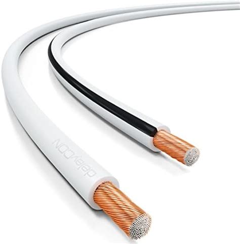 Deleycon M Cable De Altavoz X Mm Aluminio Recubierto De Cobre