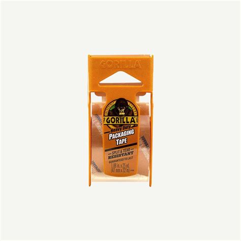 Gorilla Packaging Tape Mini 25yd Ajax Spurway Fasteners