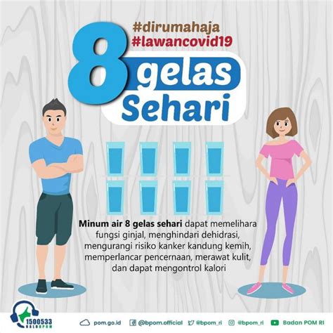 Minum Air 8 Gelas Sehari Saat Puasa Badan Pom Direktorat