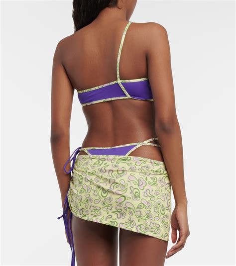 Le Haut De Maillot Maio Bikini Top In Purple Jacquemus Mytheresa