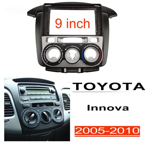 Zr For Din Car Radio Face Plate Frame Stereo Panel For Toyota Innova