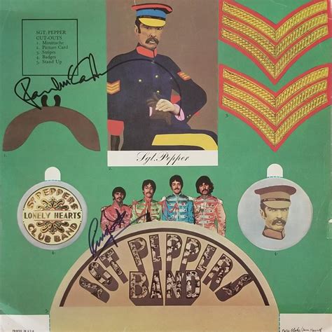 Sold Price The Beatles Sgt Pepper Lonely Hearts Club Band Album